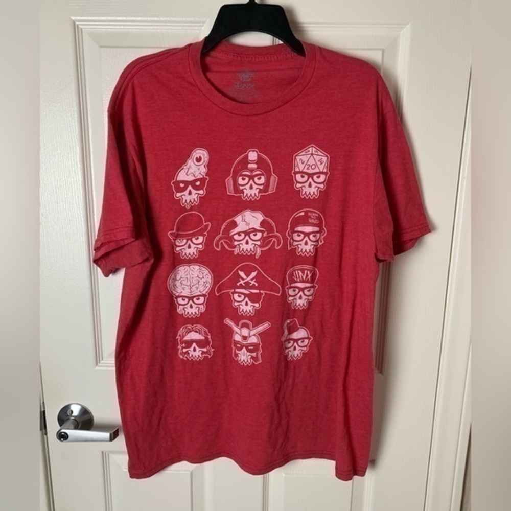 Vintage Tee T-shirt Too Red Size XL